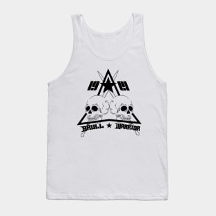 Skull warrior skeleton design Tank Top